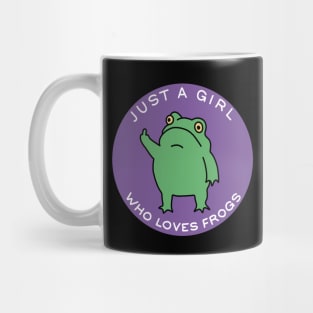 Just A Girl Who Loves Frogs Mug